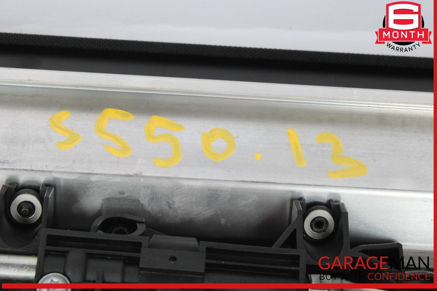 07-13 Mercedes W221 S550 Rear Window Sun Shade Screen Roller Blind w/ Trim OEM