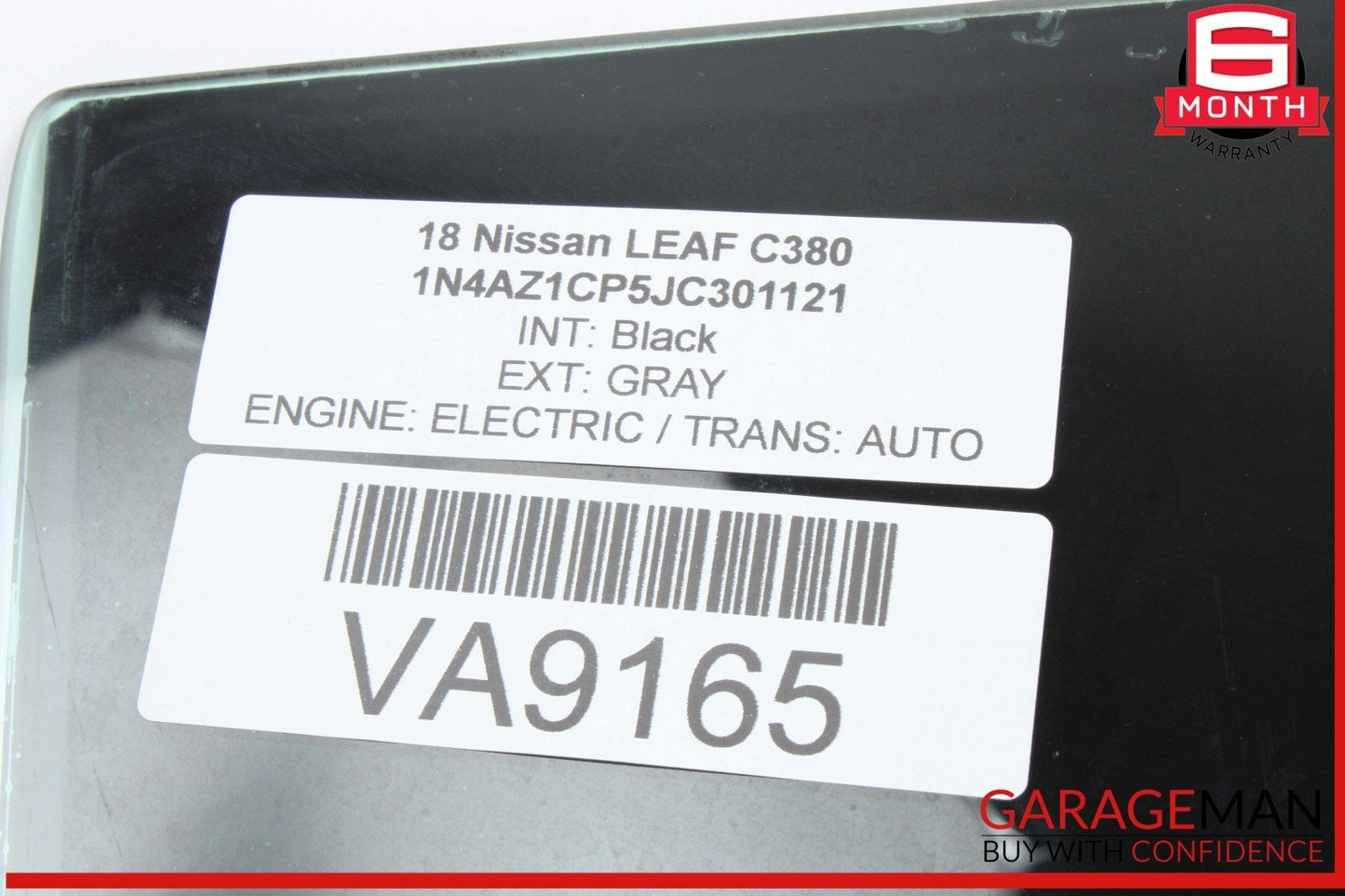 13-24 Nissan Leaf Rear Right Passenger Side Door Window Glass 823003NF1A OEM