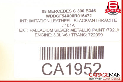 08-14 Mercedes W204 C300 C350 Rear Left Driver Side Door Lock Latch Actuator OEM