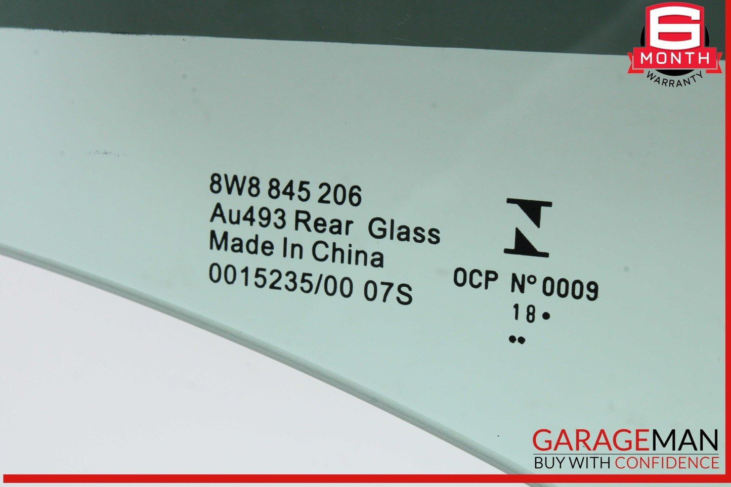 18-24 Audi S5 A5 Rear Right Passenger Side Door Window Glass 8W8845206 OEM