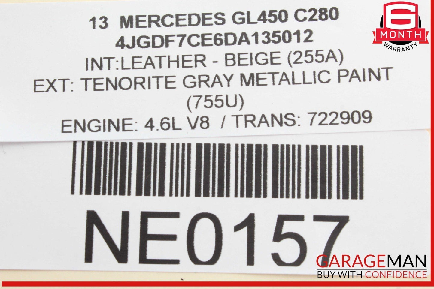 12-16 Mercedes X166 GL450 Trailer Towing Control Module 2469005501 OEM
