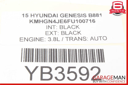 15-20 Hyundai Genesis Rear Right Side Seat Belt Retractor 89820-B1500 OEM