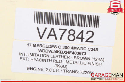 15-20 Mercedes W205 C300 4MATIC C63 AMG SAM Signal Lamp Control Module OEM