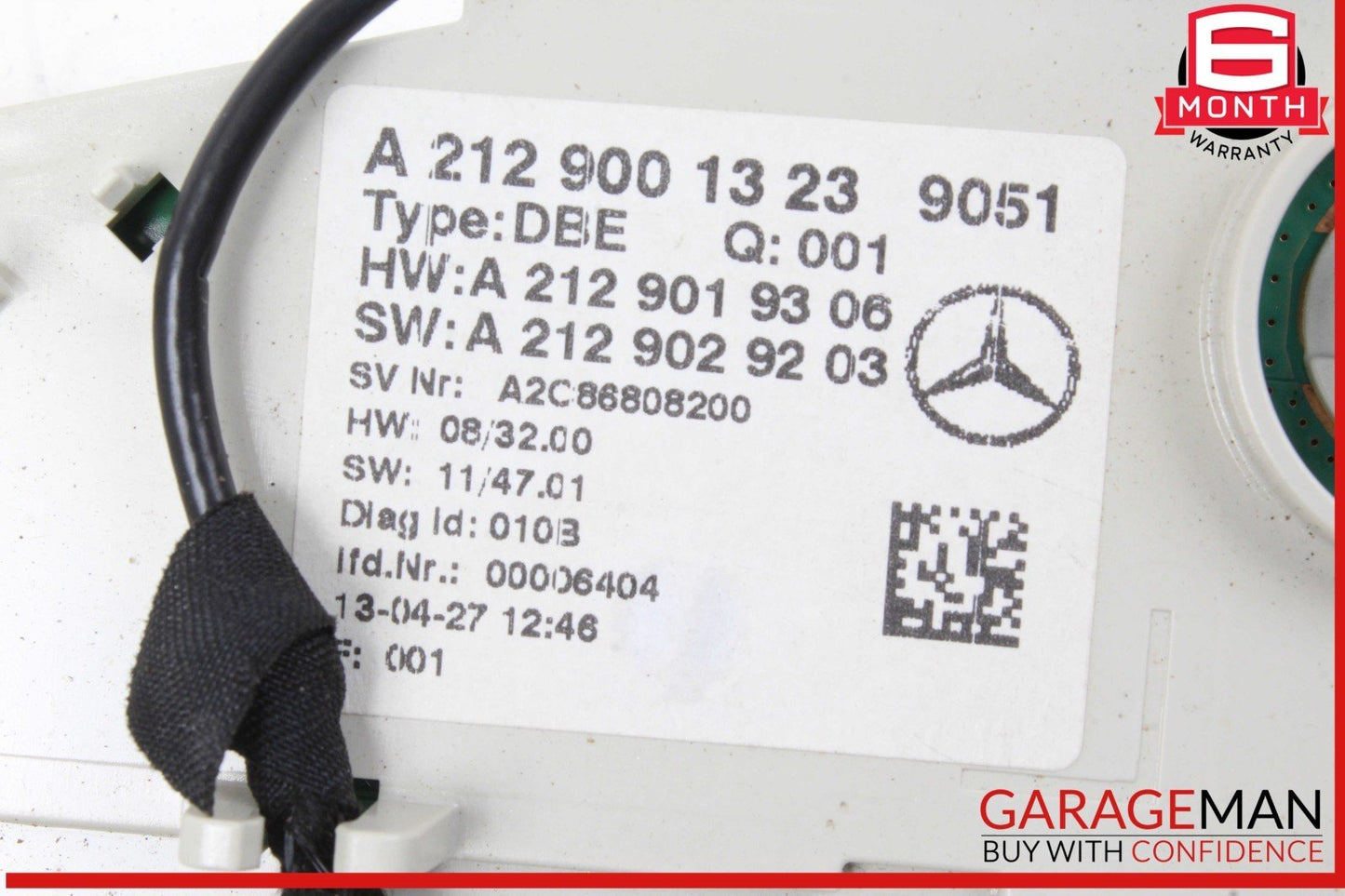 12-18 Mercedes W212 E350 CLS550 CLS400 E400 Overhead Dome Light Lamp OEM