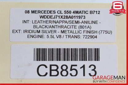 07-14 Mercedes W216 CL550 RWD Front Left Side ABC Shock Absorber Strut Hydraulic