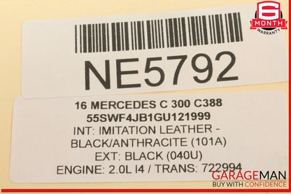 15-18 Mercedes W205 C300 Front Right Passenger Side Bumper Cover Grille OEM