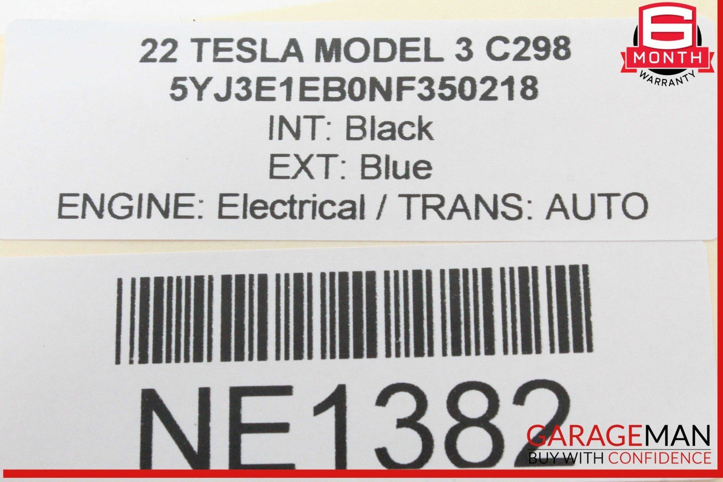 20-25 Tesla Model 3 Front Left Driver Side Exterior Door Handle OEM