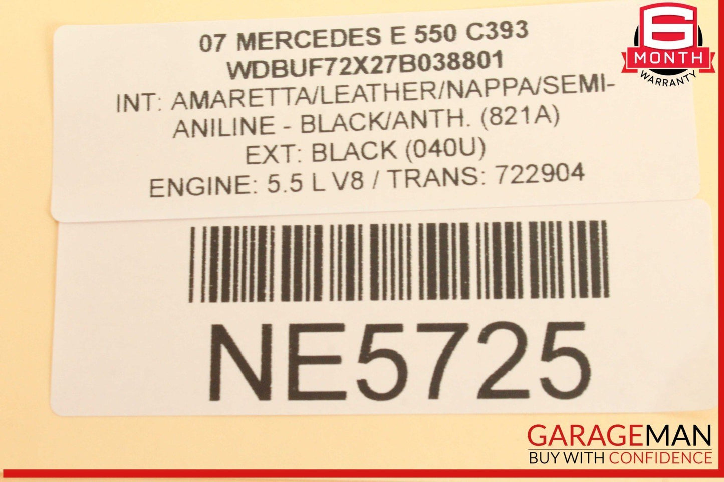 03-09 Mercedes W211 E550 E350 Front Right Passenger Side Door Control Module OEM