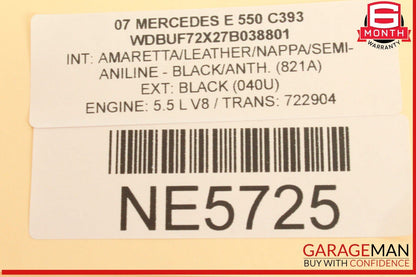 03-09 Mercedes W211 E550 E350 Front Right Passenger Side Door Control Module OEM