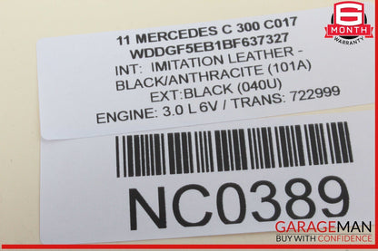10-11 Mercedes W204 C300 C250 C350 Front Left Side Rear View Door Mirror Black