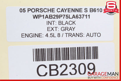 03-10 Porsche Cayenne S 955 957 Rear Right Side Door Window Regulator Motor OEM