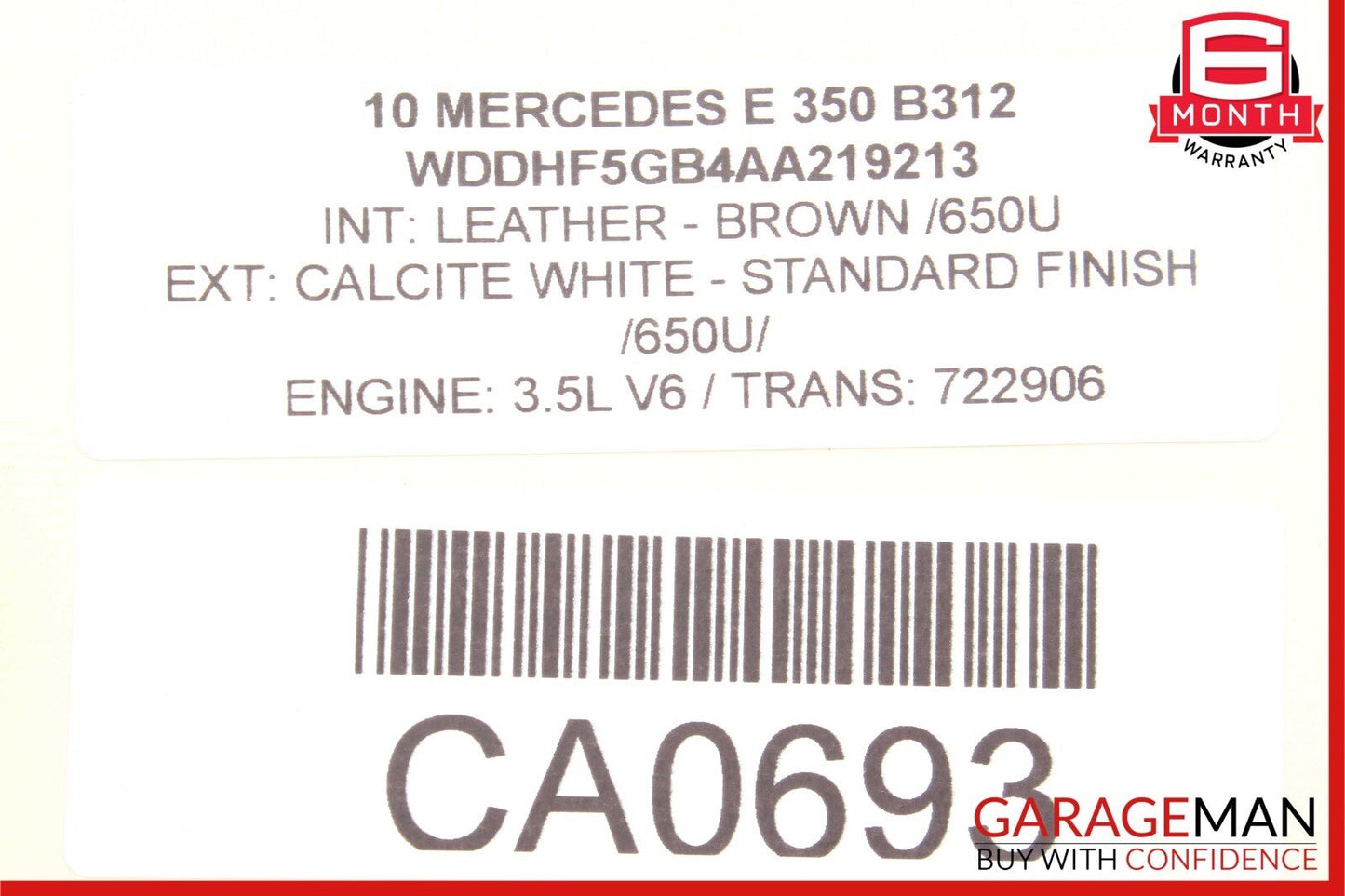 08-16 Mercedes C300 GLK350 E350 E63 AMG Rear Left Side Door Lock Latch Actuator