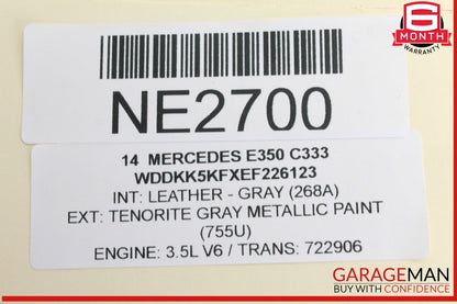 14-16 Mercedes W212 E350 Speedometer Odometer Instrument Cluster Gauge OEM