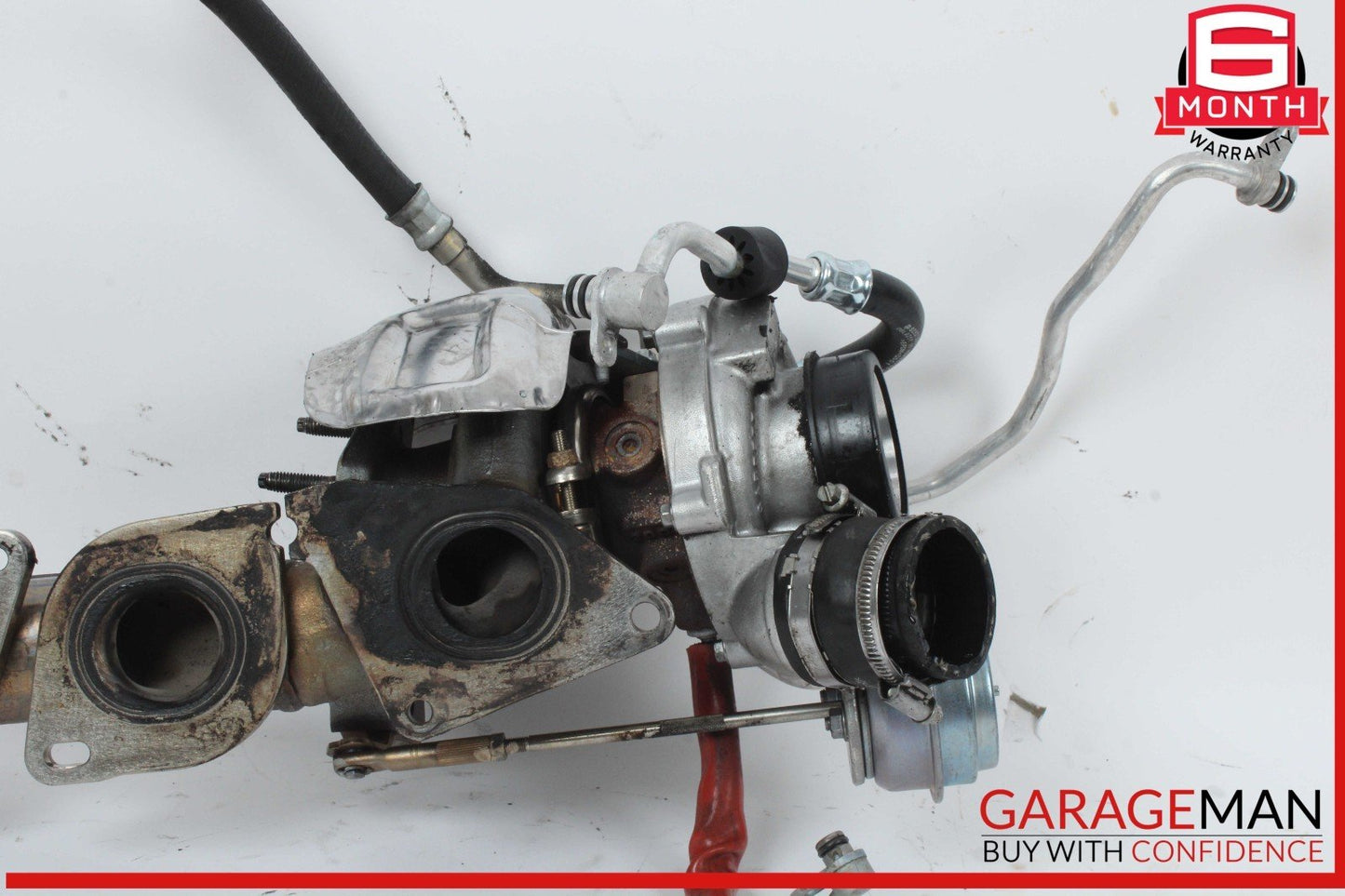 11-16 Mercedes X166 GL450 Right Turbocharger Turbo Charger Manifold OEM