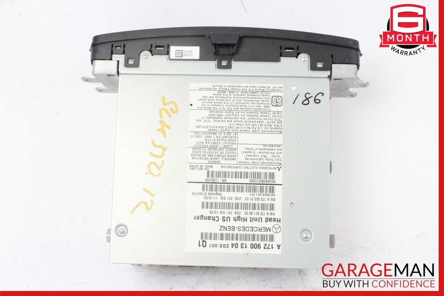 12-16 Mercedes R172 SLK350 SLK250 Navigation Command Head Unit DVD CD Audio