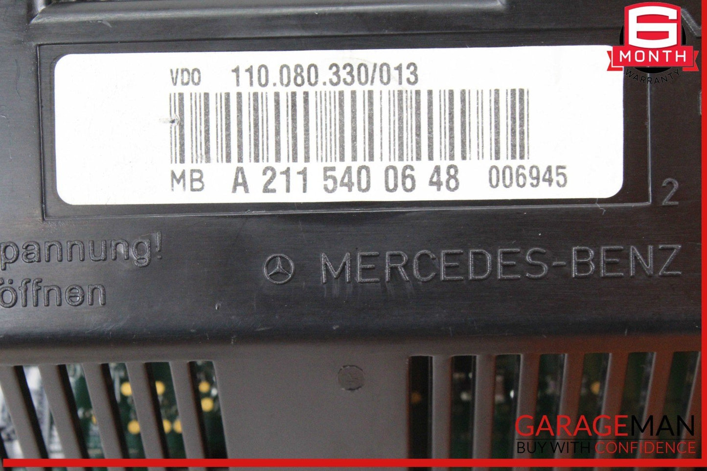 07-09 Mercedes W211 E550 E350 Speedometer Instrument Cluster 2115400648 OEM
