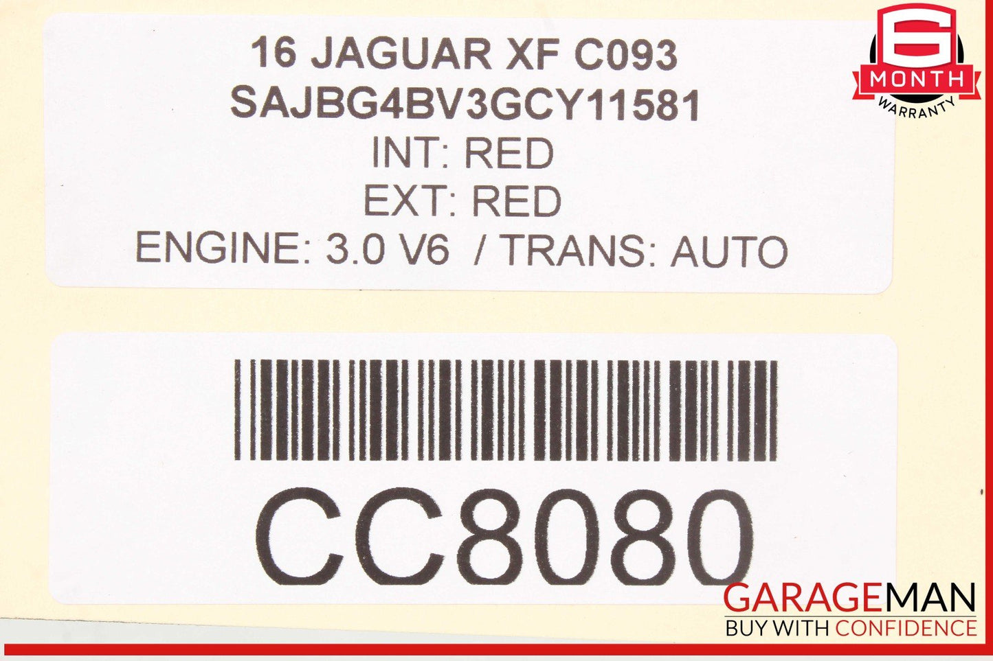 16-20 Jaguar XF Rear Driveshaft Propeller Shaft Assembly OEM
