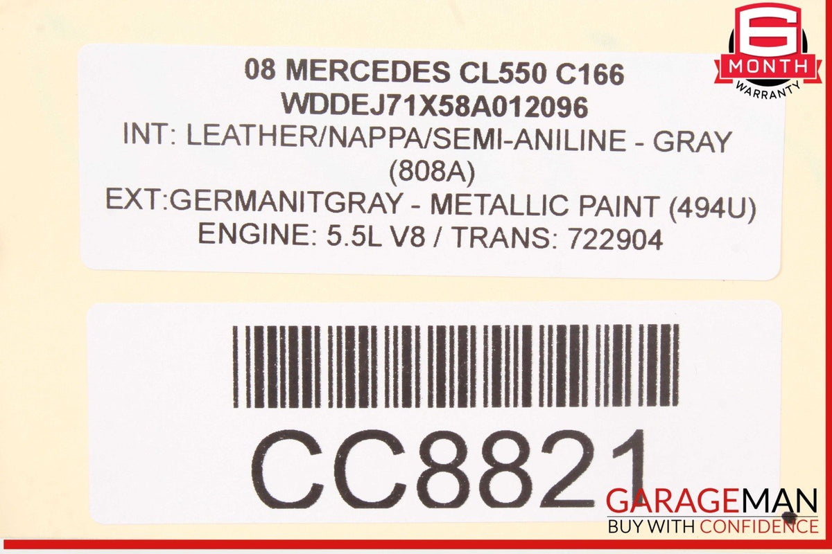 Mercedes-Benz Radiator Core Support