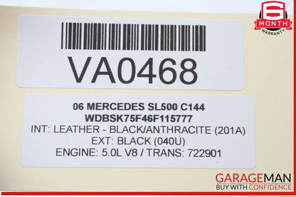03-06 Mercedes R230 SL500 SL55 AMG Door Keyless Go Entry Antenna Module OEM