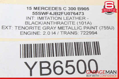 15-20 Mercedes W205 C300 C400 Front Left Wheel Spindle Knuckle Hub Bearing OEM