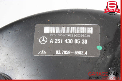 06-11 Mercedes W251 R500 Power Brake Booster Master Cylinder Assembly
