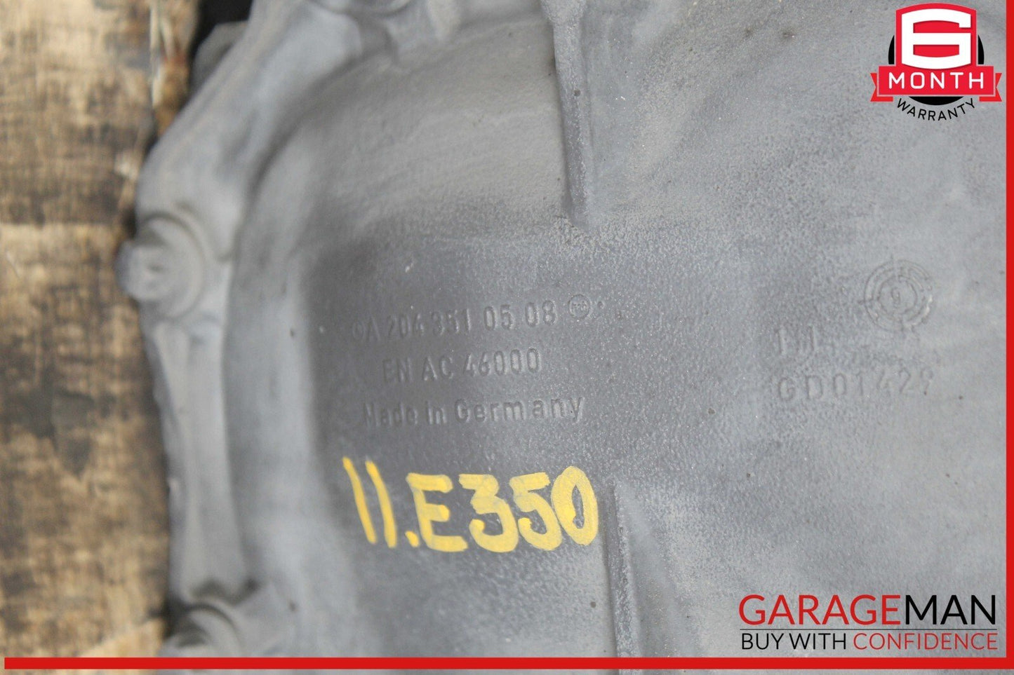 10-18 Mercedes W212 E350 E550 Rear Differential Diff Axle Carrier OEM