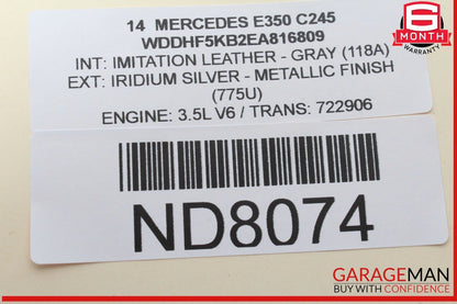 10-18 Mercedes W212 E350 E400 Rear SAM Fuse Box Relay Control 2129009722 OEM