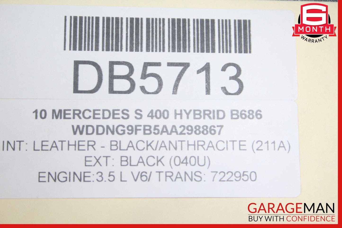 10-13 Mercedes W221 S400 S550 CL63 Power Steering Rack and Pinion 2214603900 OEM