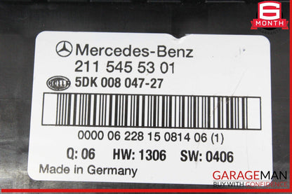 03-11 Mercedes W211 E550 E350 CLS350 Trunk Fuse Relay Box Control Module OEM