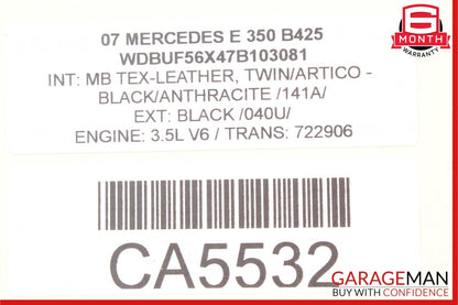03-09 Mercedes W211 E320 E350 E550 Upper Radiator Support Frame Bracket Bar OEM