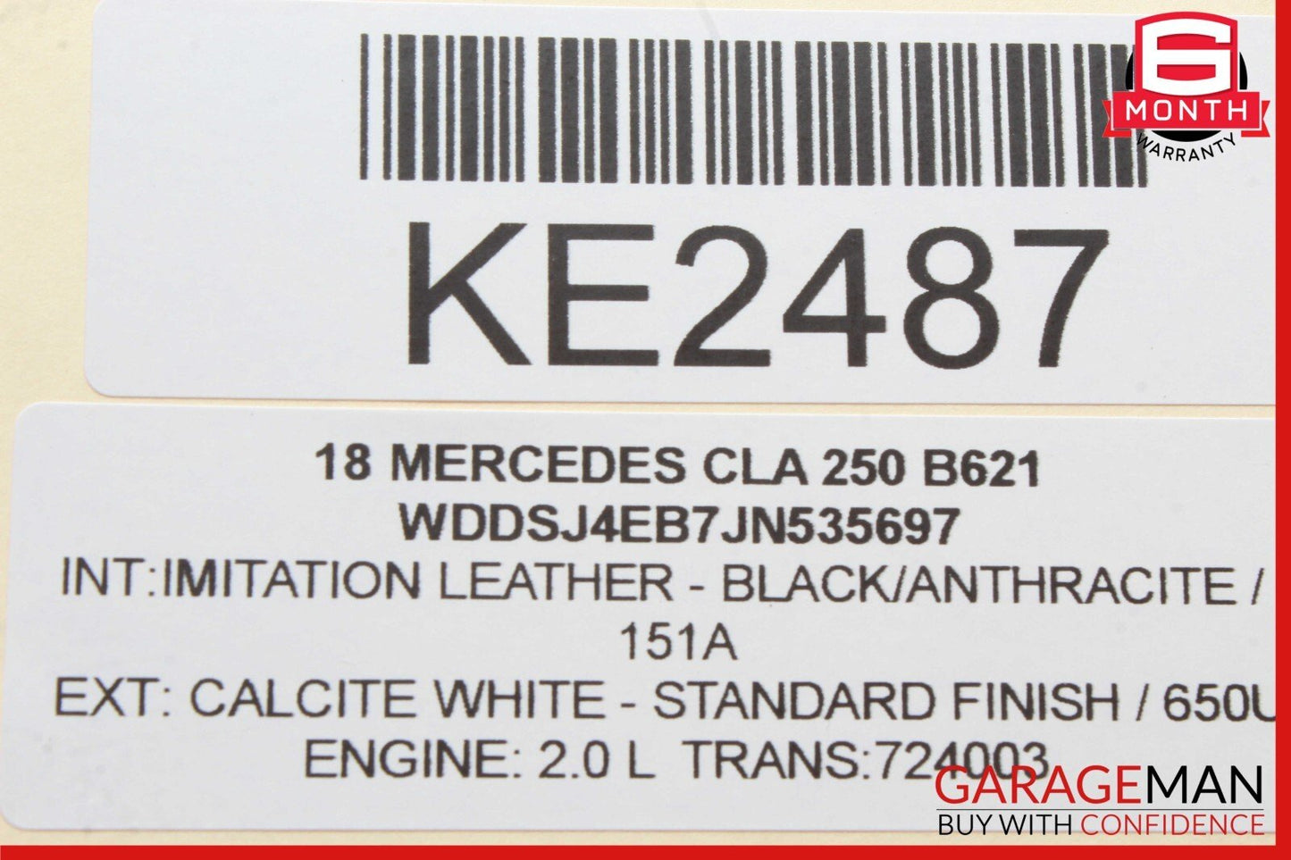 14-18 Mercedes W117 CLA250 GLA250 Engine Starter Motor 6459060800 OEM