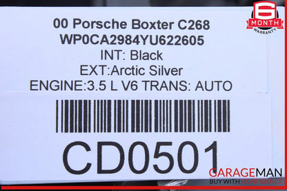 97-02 Porsche Boxster 986 Rear Bumper Cover Arctic Silver OEM