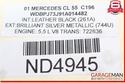 00-06 Mercedes W215 CL55 S430 ABC Hydraulic Front Suspension Line Hose OEM