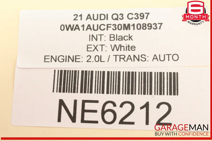 15-24 Audi Q3 A3 S3 RS3 Rear Left Driver Side Exterior Door Handle White OEM
