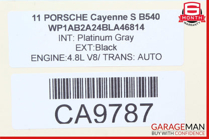 11-17 Porsche Cayenne S 958 Rear Seat Heat Lock Switch Control Panel OEM