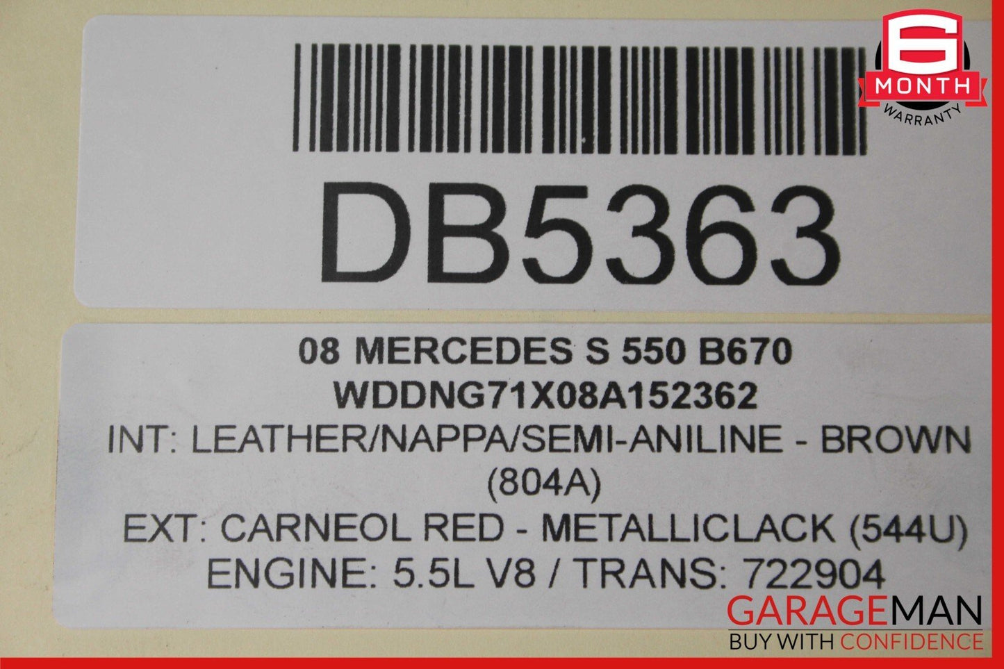 07-14 Mercedes W221 S550 CL550 Front Bumper Reinforcement Impact Crash Bar Rebar