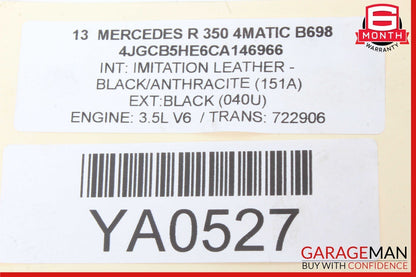 06-13 Mercedes W251 R350 Front Center Core Radiator Support Horn Bracket Assy