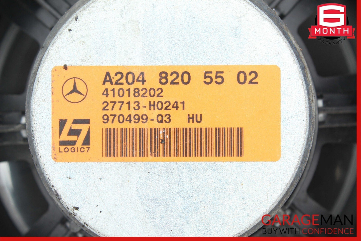 08-18 Mercedes W204 C250 CLS550 Front Door Audio Speaker Logic 7 Set of 2 Pc OEM