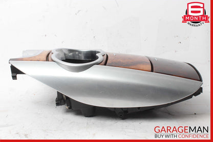 06-10 Mercedes W251 R500 R350 Center Console Cup Holder Ash Tray Wood OEM