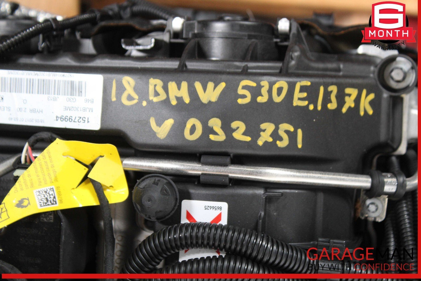 18-23 BMW 530e 330E X3 Hybrid Engine Motor Turbocharged Assembly OEM 137K