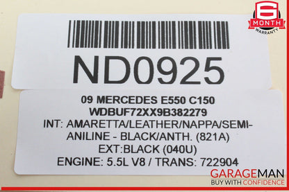 03-09 Mercedes W211 E550 Front Right Passenger Side Window Regulator Motor OEM