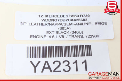 07-13 Mercedes W221 S550 S450 Dash Dashboard Lower Knee Trim Panel Cover OEM