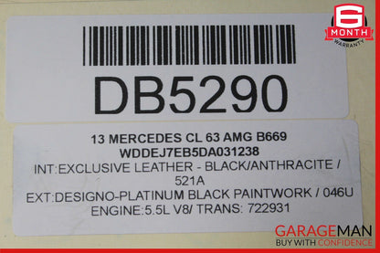 11-14 Mercedes W221 S63 CL63 AMG Power Steering Rack and Pinion Assembly OEM
