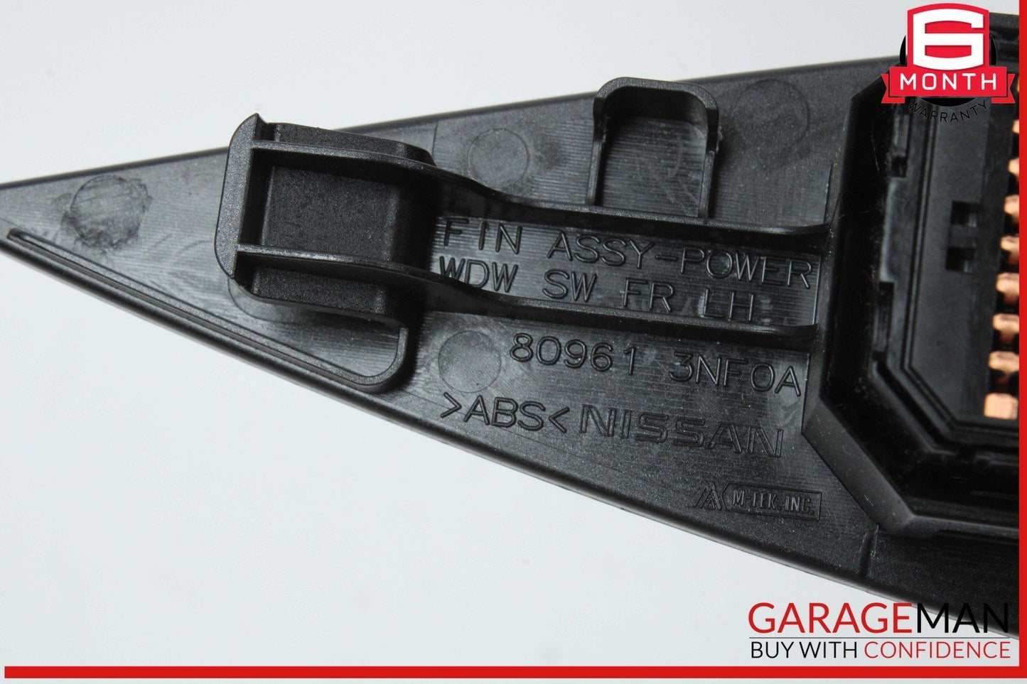 13-17 Nissan Leaf Front Left Driver Side Door Master Window Switch 809613NF0A