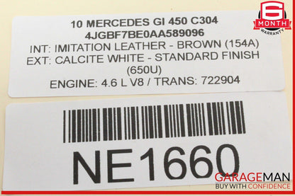 06-13 Mercedes X164 GL450 Front Right Passenger Side Exterior Door Handle OEM