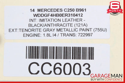 08-17 Mercedes W204 C250 C350 E350 Sunroof Sun Roof Glass 2047800021 OEM