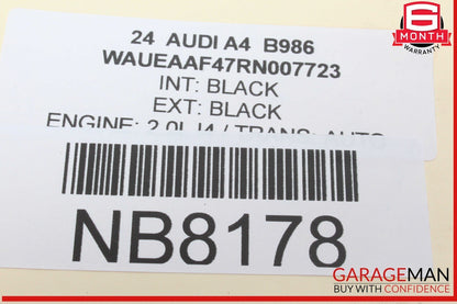 17-24 Audi A4 Windshield Wiper Linkage w/ Motor 8W1955023C OEM
