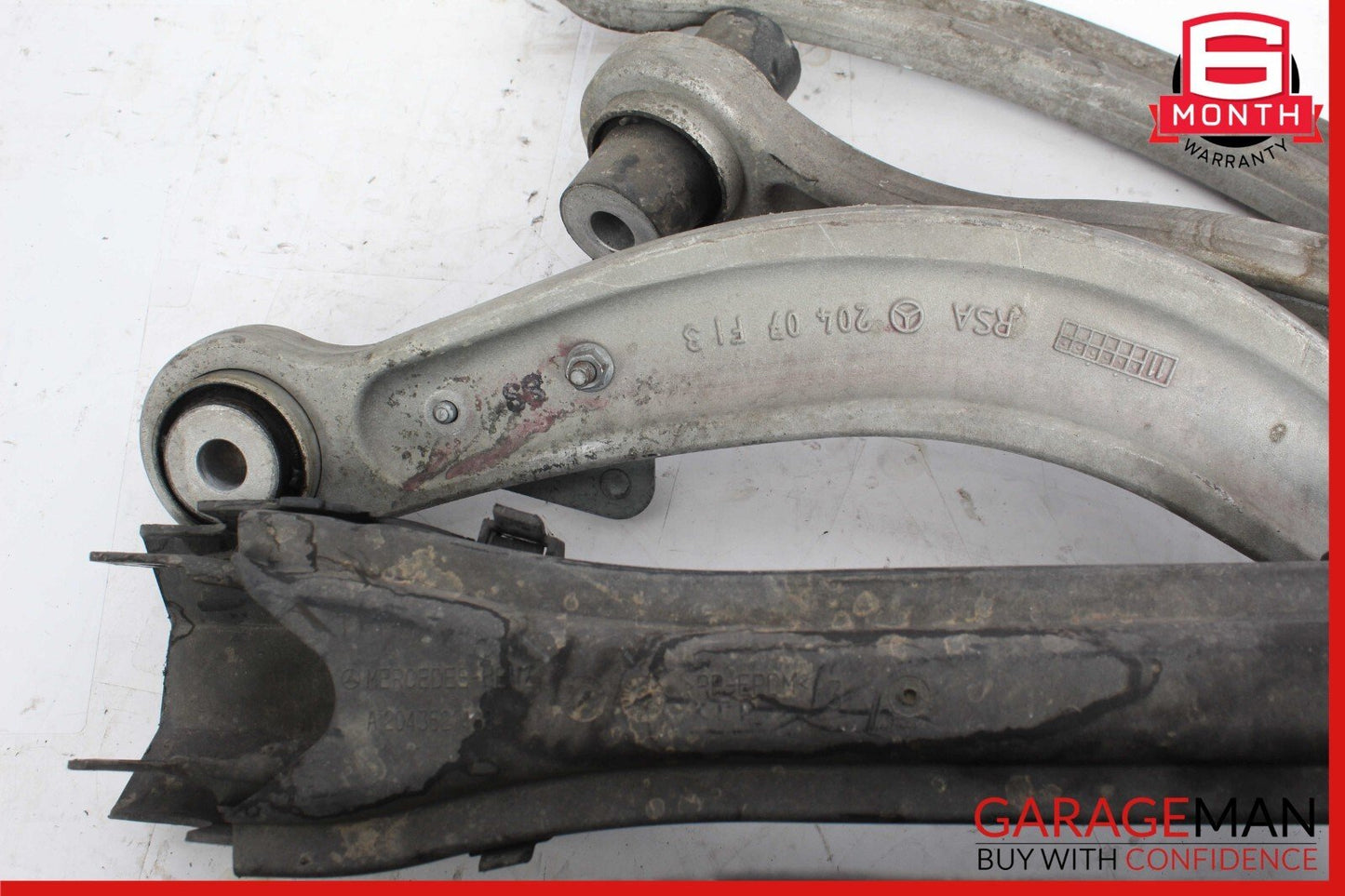 08-17 Mercedes W212 E250 C250 C350 Rear Left Side Tie Rod Control Arm Set OEM