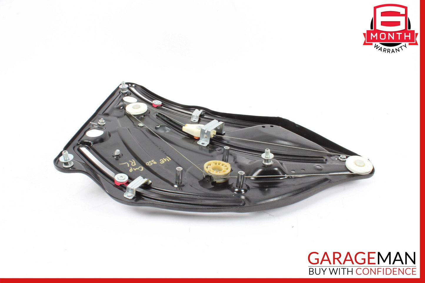 10-17 Mercedes W207 E350 Rear Left Door Window Regulator Frame w/o Motor OEM