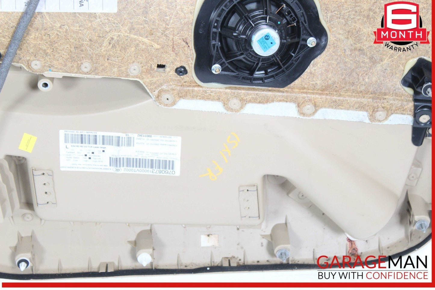 12-15 BMW X1 Front Right Passenger Side Interior Door Trim Panel OEM